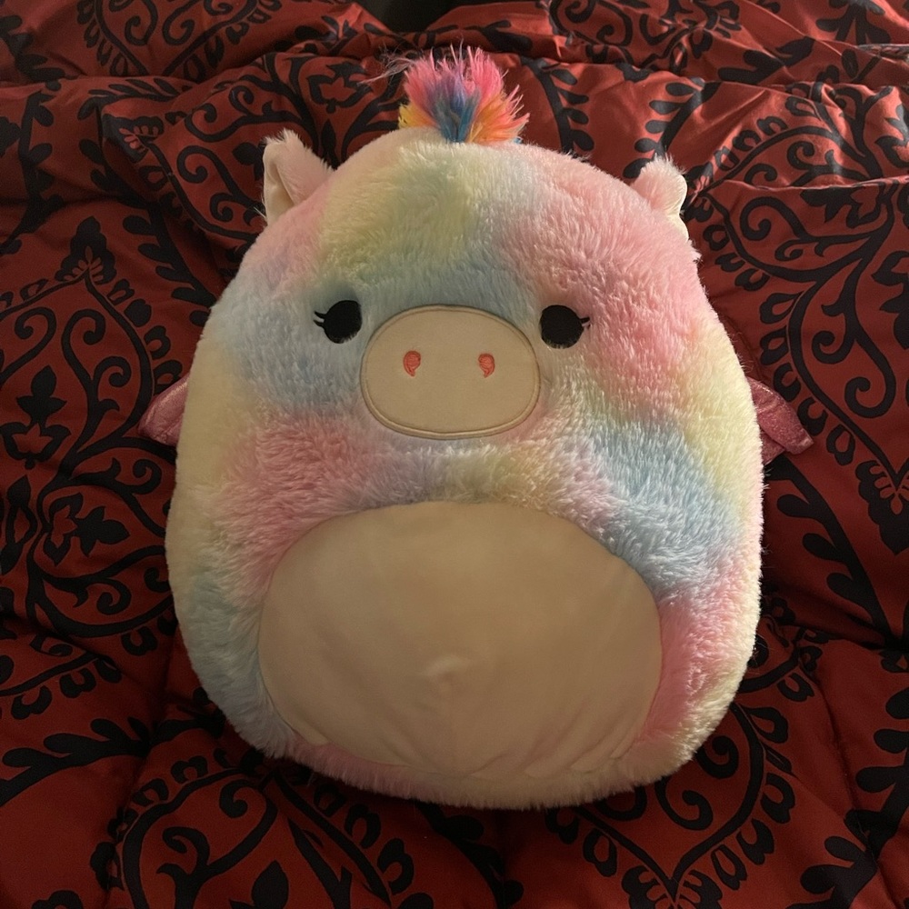 10” Ultra Rare Fuzzamallow Unicorn Squishmallow